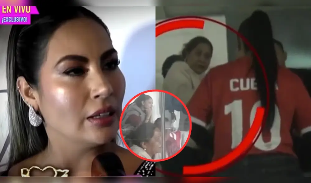 Pamela López se pronunció tras su enfrentamiento con la madre de Christian Cueva en el aeropuerto. Foto: Composición LR/Willax/Panamericana