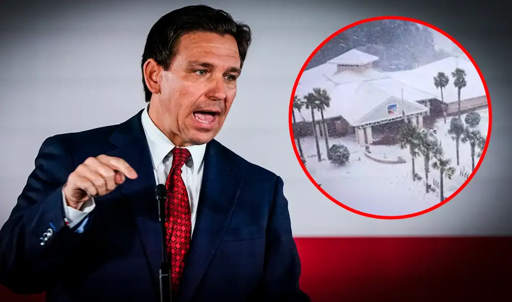 Florida está pasando por una ola de frío extremo histórica. Foto: composición LR/AFP/La Nación Florida está pasando por una ola de frío extremo histórica. Foto: composición LR/AFP/La Nación