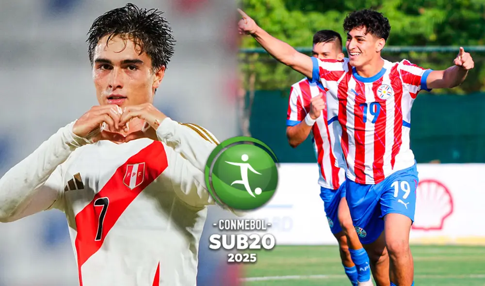 Perú jugará ante Paraguay por la fecha 1 del grupo A del Sudamericano Sub-20. Foto: composición GLR