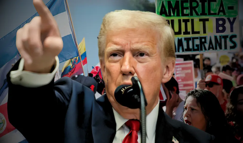 La decisión de Donald Trump de eliminar el Parole Humanitario y el CBP One marca un giro radical en las políticas migratorias de Estados Unidos. Foto: composición LR/El País La decisión de Donald Trump de eliminar el Parole Humanitario y el CBP One marca un giro radical en las políticas migratorias de Estados Unidos. Foto: composición LR/El País