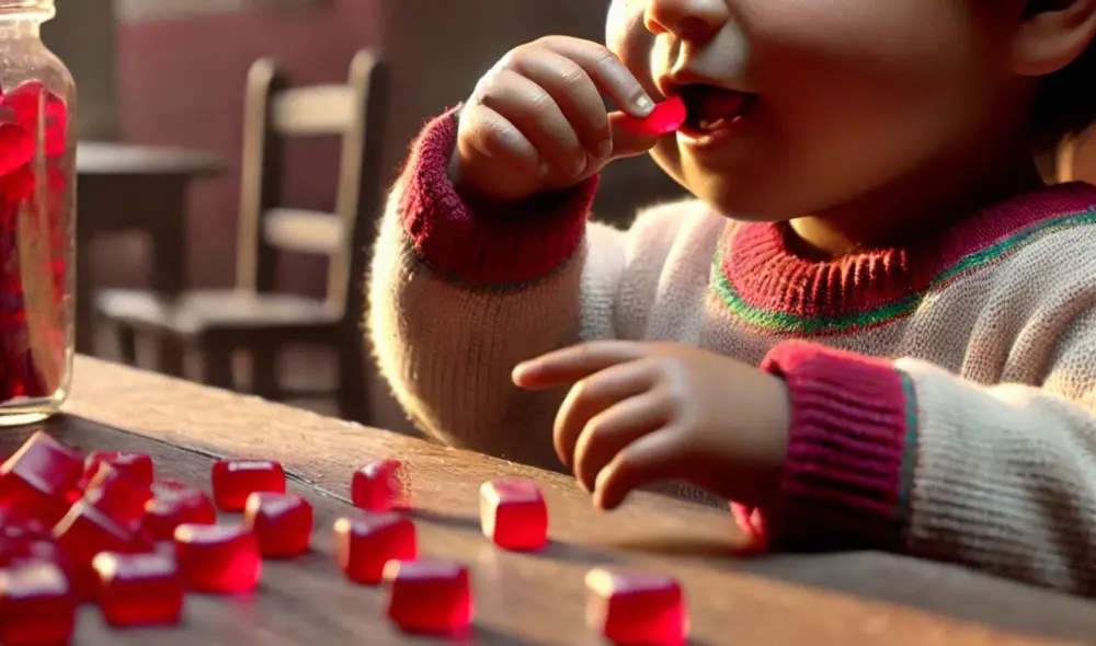 Aspec solicita al Minsa prohibir el uso del colorante rojo n.º 3 en alimentos y medicamentos en Perú. Foto: IA/La República Aspec solicita al Minsa prohibir el uso del colorante rojo n.º 3 en alimentos y medicamentos en Perú. Foto: IA/La República