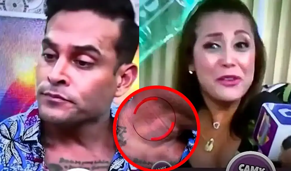 Christian Domínguez y Karla Tarazona fueron pareja. Foto: Composición LR/Captura Panamericana TV