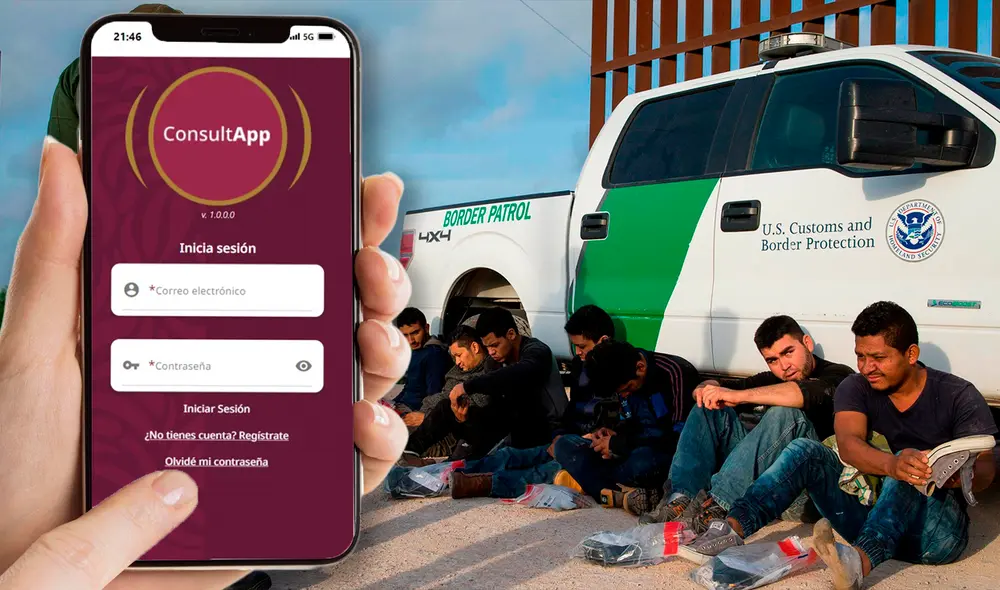 ConsulApp surgió como respuesta a la amenaza de una deportación masiva en Estados Unidos. Foto: composición LR/AFP/ConsulApp/Freepik
