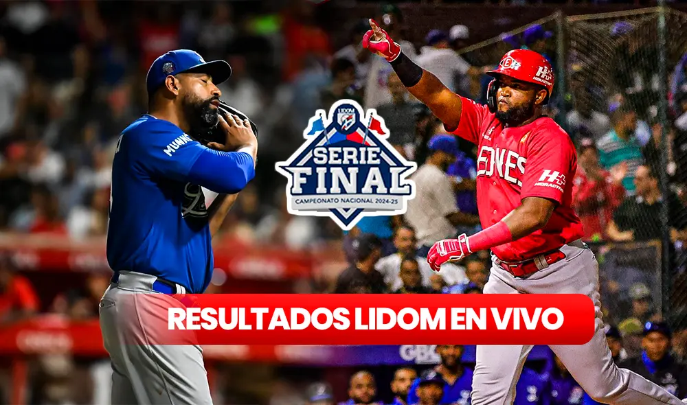 La serie final de la Lidom está igualada 1-1. Foto: composición LR/Licey/Escogido