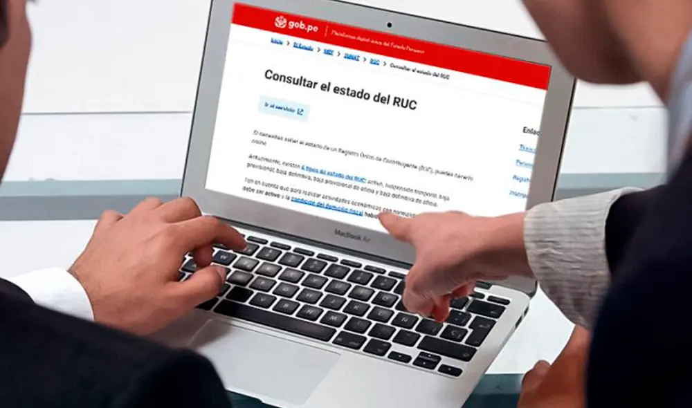 La consulta del estado de tu RUC la puedes hacer a través del portal oficial de la Sunat. Foto: difusión