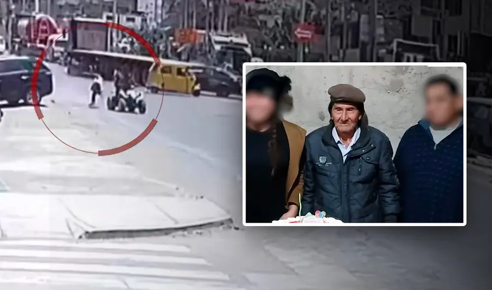 Familiares del hombre de 92 años exigen justicia tras el fatal accidente vehicular. Foto: composición LR/América TV Familiares del hombre de 92 años exigen justicia tras el fatal accidente vehicular. Foto: composición LR/América TV