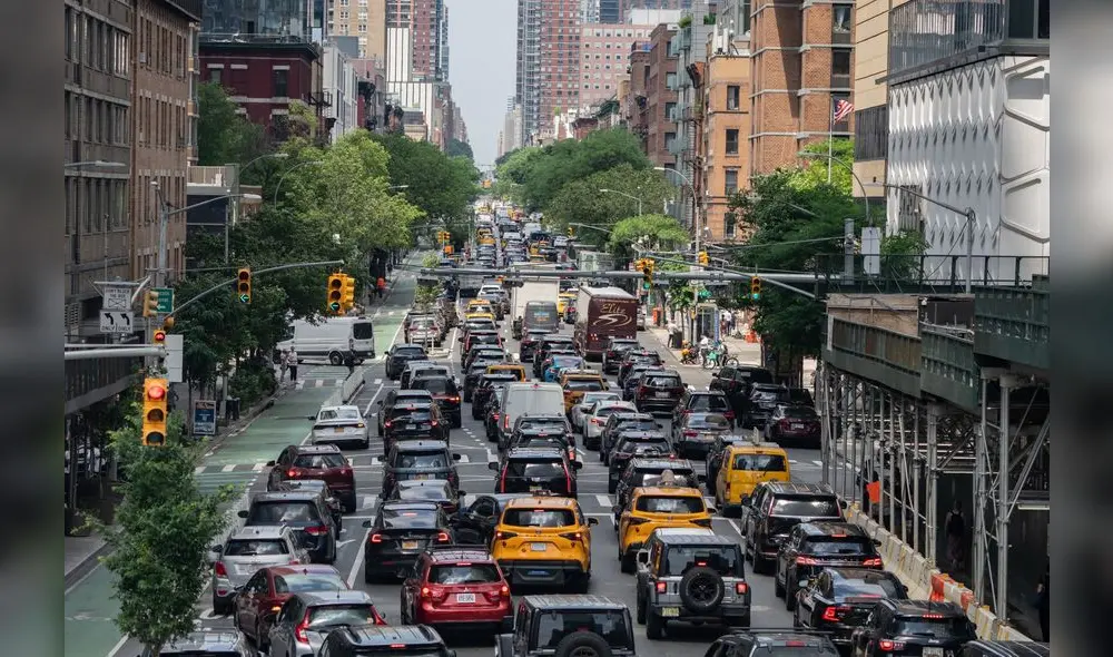 El tráfico de Nueva York afecta a millones de conductores. Foto: CDN