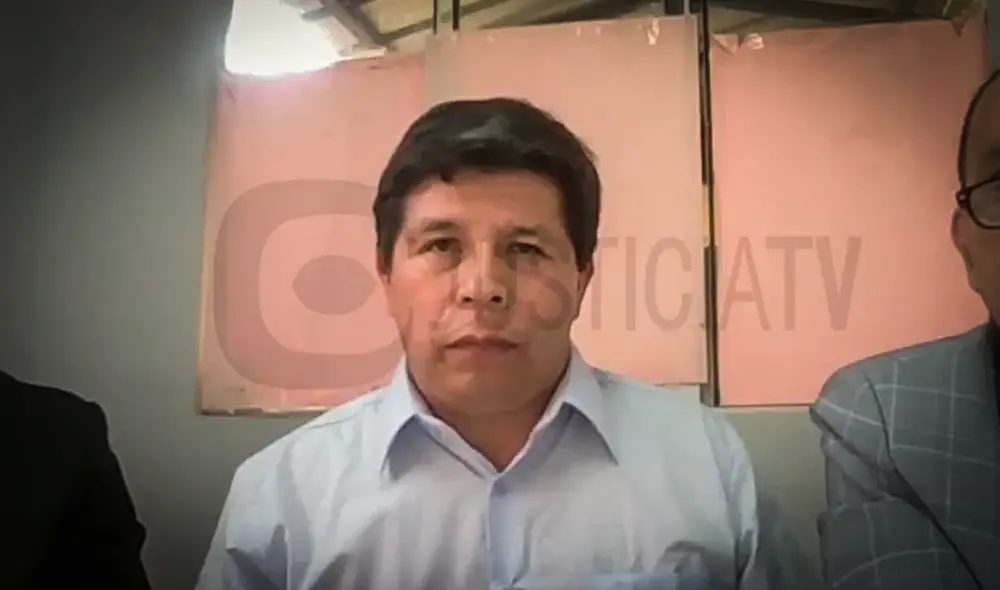 Pedro Castillo solicita arresto domiciliario. Foto: Justicia TV