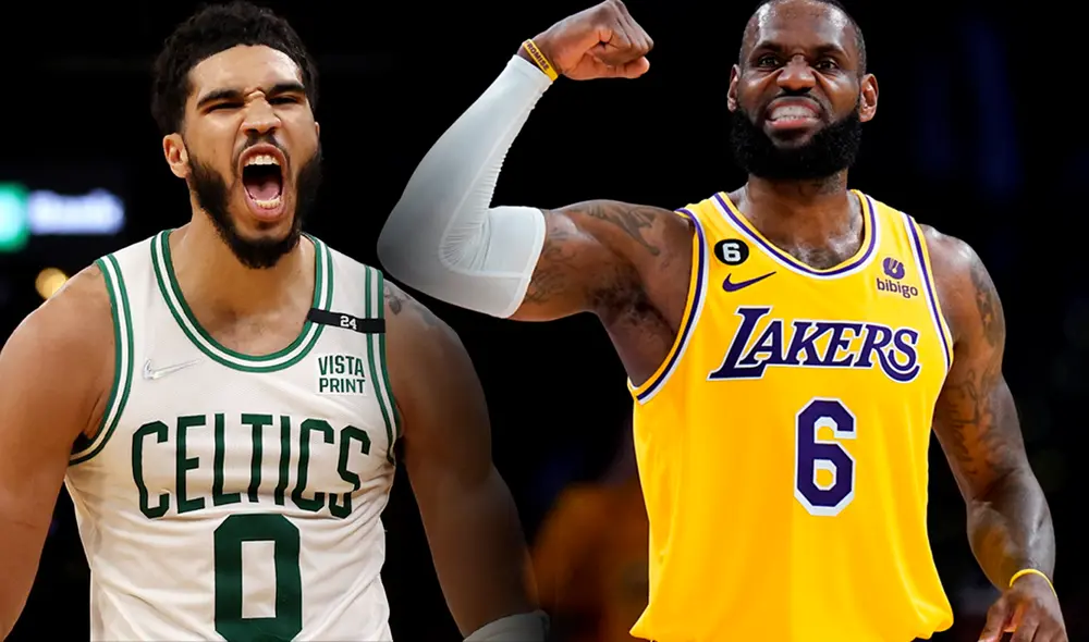 Lakers se enfrenta a los Boston Celtics por la NBA 2025. Composición: Lr/ESPN