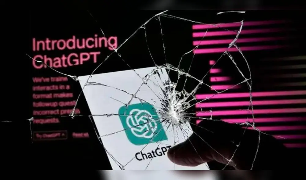 ChatGPT cae nuevamente y usuarios reportan severos fallos. Foto: disufión
