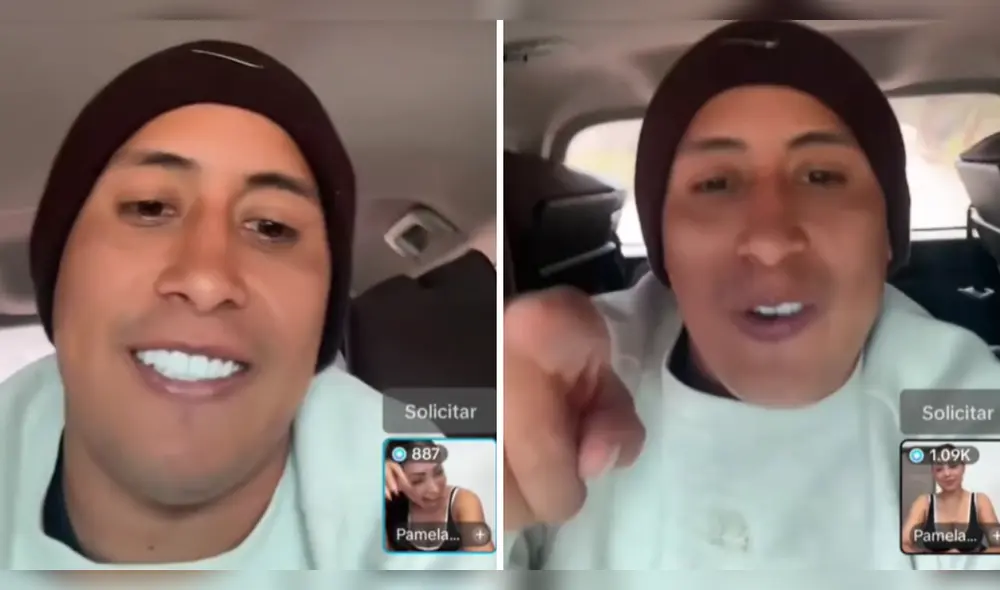 Christian Cueva y Pamela Franco hacen live en TikTok y cantan juntos. Foto: Composición LR/TikTok
