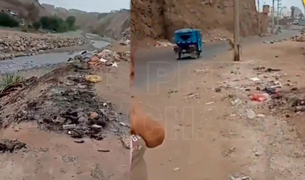 El recién nacido fue encontrado dentro de una mochila/Composición LR/Foto: Prensa Chalaca