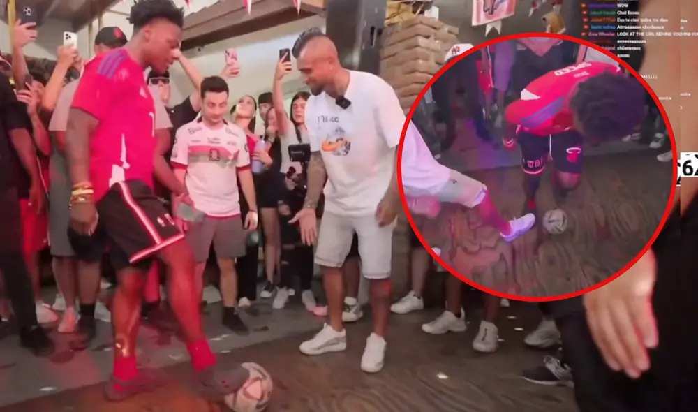 El streamer Speed viene realizando una gira por países como Colombia, Chile y Perú. foto: captura deTwitter/Terreno Viral