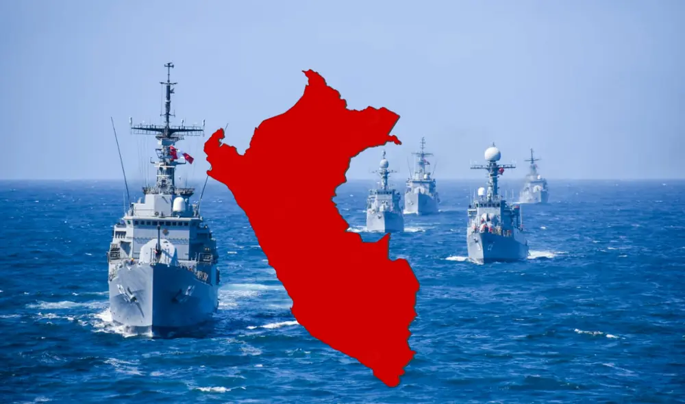 Perú ha escalado hasta el puesto 42 en fuerza naval, pero un país sudamericano sin litoral lo supera. Foto: composición LR/La Razón