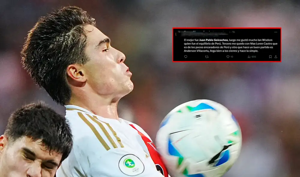 Juan Pablo Goicochea es una de las figuras de la selección peruana. Foto: composición LR/La Bicolor