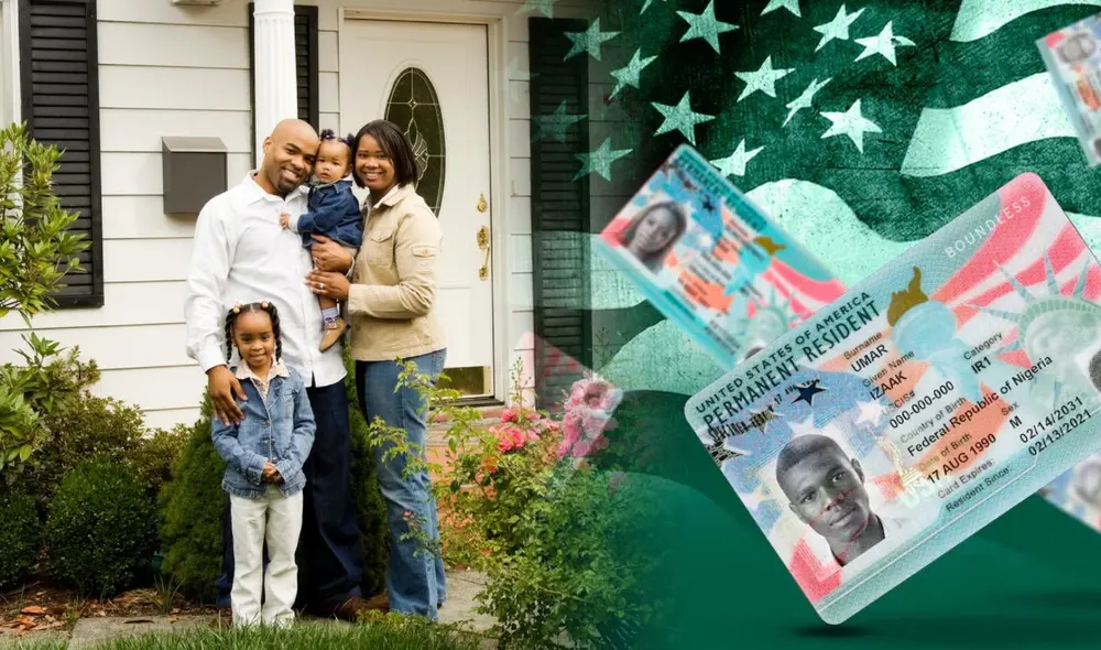 Mitos sobre la Green Card por familias en Estados Unidos. Composición: Lr/CNN