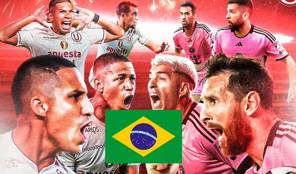 Universitario recibirá a Inter Miami el miércoles 29 de enero y un jugador brasileño sería la sorpresa de la noche. Foto: composición LR/Universitario/X Universitario recibirá a Inter Miami el miércoles 29 de enero y un jugador brasileño sería la sorpresa de la noche. Foto: composición LR/Universitario/X