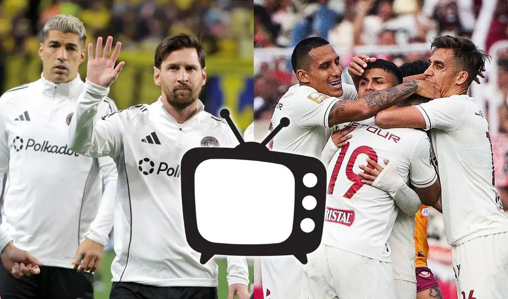 Latina TV y GOLPERU emitirán el Universitario vs Inter Miami, amistoso que se jugará el 29 de enero de 2025. Foto: composición LR/AFP/Universitario