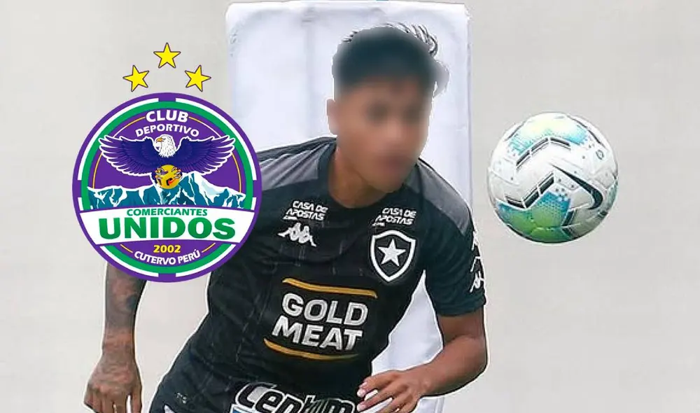 Comerciantes Unidos se reforzó con futbolista peruano que jugó en Botafogo en el 2020. Foto: composición LR/Instagram