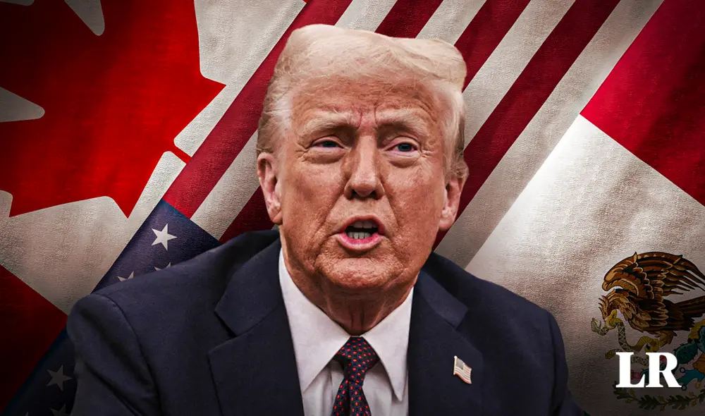 Donald Trump utiliza los aranceles como una herramienta para ejercer presión sobre sus socios comerciales y disminuir los elevados niveles de migración irregular. Foto: Composición de Jazmin Ceras/LR/AFP. Donald Trump utiliza los aranceles como una herramienta para ejercer presión sobre sus socios comerciales y disminuir los elevados niveles de migración irregular. Foto: Composición de Jazmin Ceras/LR/AFP.