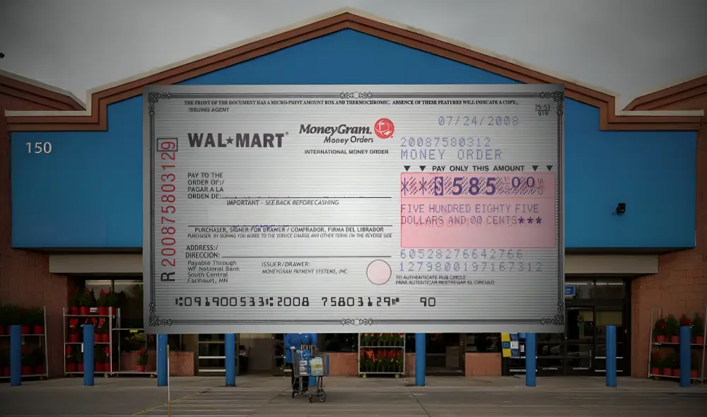 El costo de una money order en Walmart varía según la tienda. Foto: composición LR/difusión El costo de una money order en Walmart varía según la tienda. Foto: composición LR/difusión