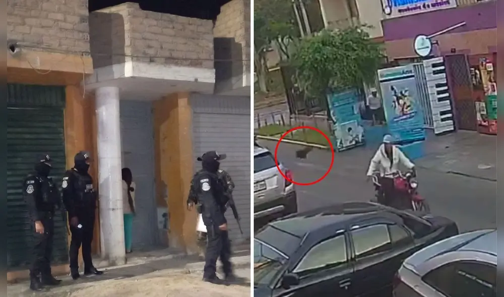 Cámaras captaron ataque a restaurante en Trujillo. Foto: composición LR/Sergio Verde/La República