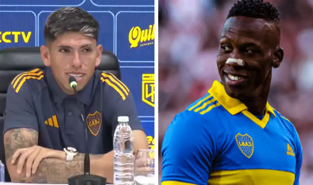 Carlos Palacios contó que mantiene una buena relación con Luis Advíncula. Foto: composición LR/captura de pantalla TNT Sports Carlos Palacios contó que mantiene una buena relación con Luis Advíncula. Foto: composición LR/captura de pantalla TNT Sports