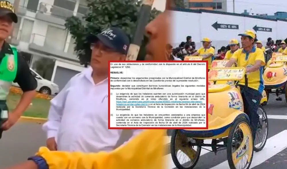 Indecopi aseguró que las exigencias de la municipalidad de Miraflores son ilegales/Composición LR