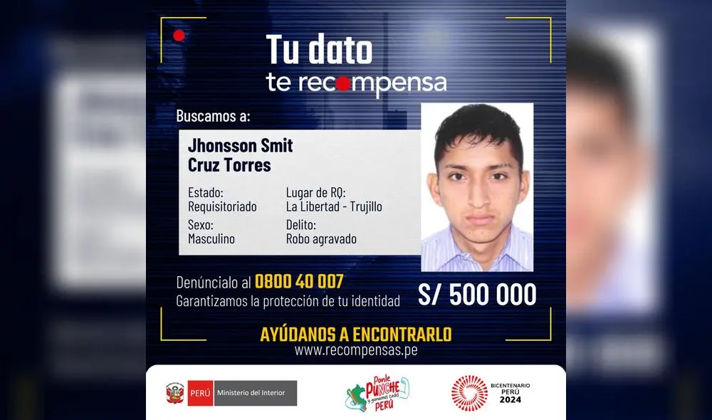 Jhonsson Cruz Torres es el actual cabecilla de la banda Los Pulpos. Se cree que está oculto en Chile, Brasil o España. Jhonsson Cruz Torres es el actual cabecilla de la banda Los Pulpos. Se cree que está oculto en Chile, Brasil o España.