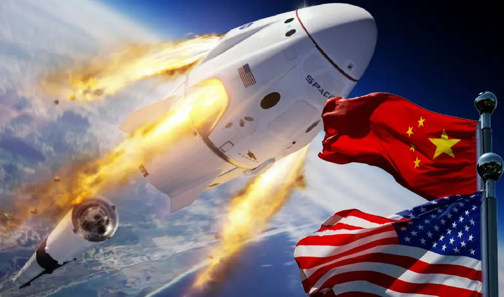 Estados Unidos y China se enfrentan en una carrera espacial. Foto: composición LR/ Cience