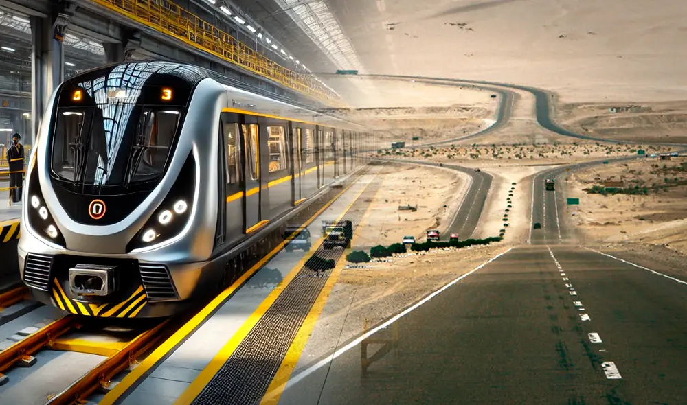 Municipios de Ancón y Santa Rosa se muestra a favor de replantear ruta de la Línea 3 del Metro de Lima. Foto: composición de Gerson Cardoso/La República/IA