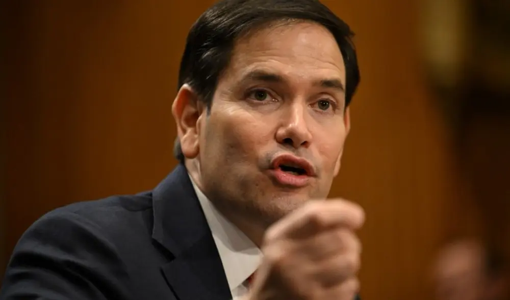 Marco Rubio es jefe de diplomacia de Estados Unidos. Foto: AFP Marco Rubio es jefe de diplomacia de Estados Unidos. Foto: AFP