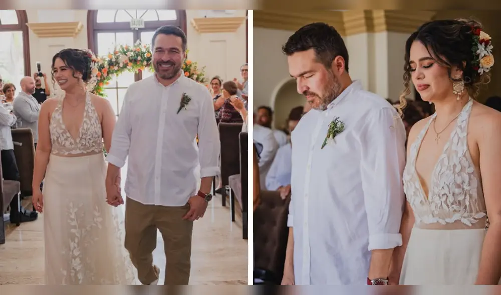 El chef Giacomo Bocchio dio el sí con Brenda Dávila en una ceremonia civil el 25 de enero. Foto: Composición LR/Instagram