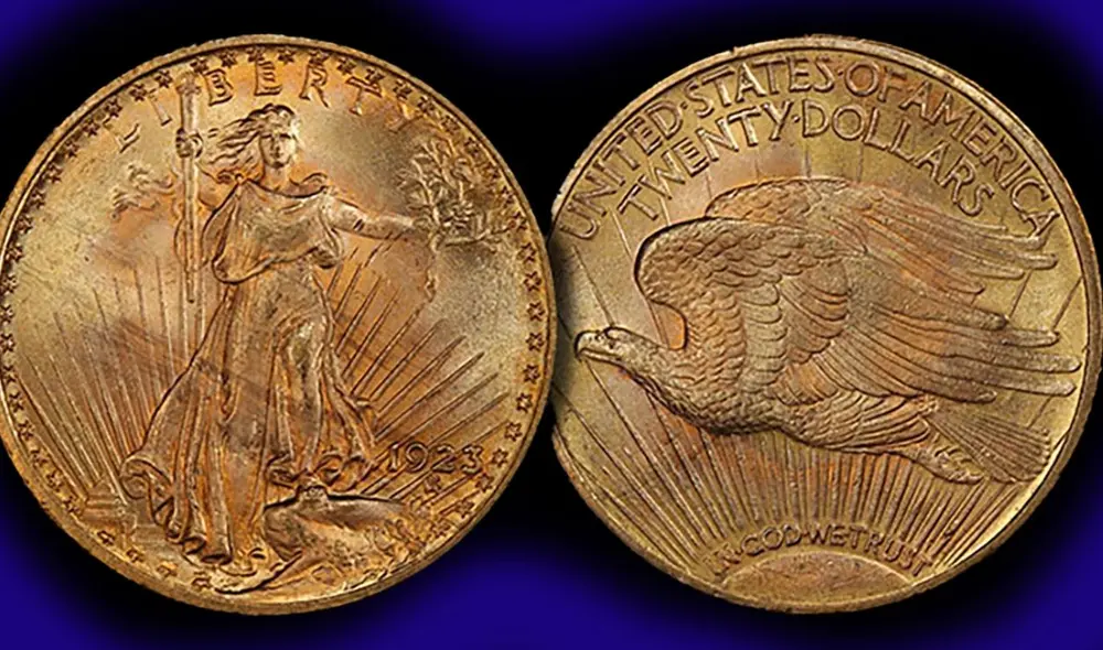 Moneda de 20 dólares fue vendido a 4 millones en Estados Unidos. Foto: The Article