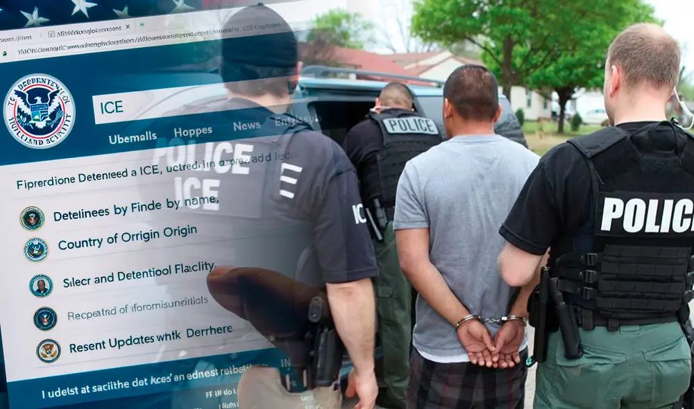 Conoce como localizar a un inmigrante detenido por ICE en 2025. Foto: Composición LR Conoce como localizar a un inmigrante detenido por ICE en 2025. Foto: Composición LR