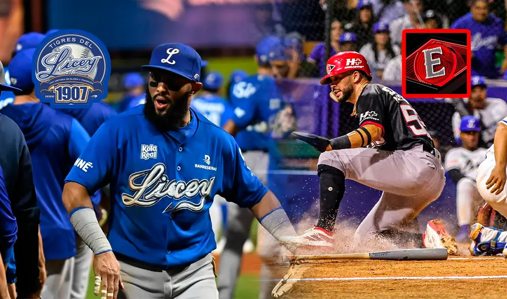 El Licey tomó la ventaja ante Escogido, la perdió y, ahora, la puede recuperar. Foto: composición LR/Lidom/Escogido