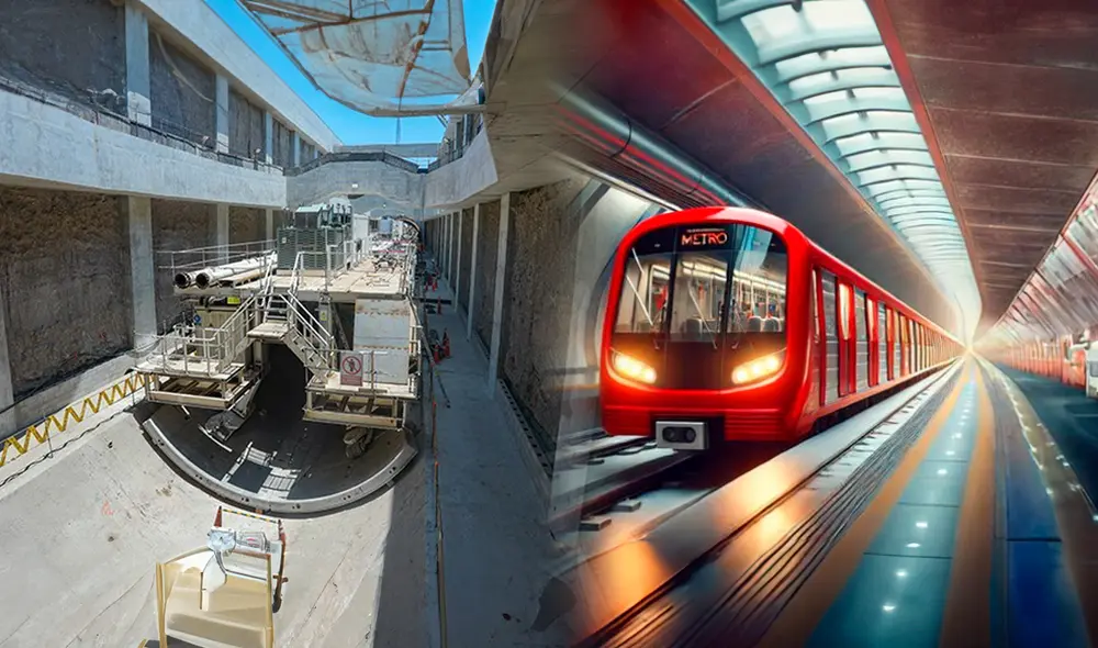 El inmenso artefacto excavará y construirá gran parte del túnel por donde se desplazará el tren. Foto: MTC