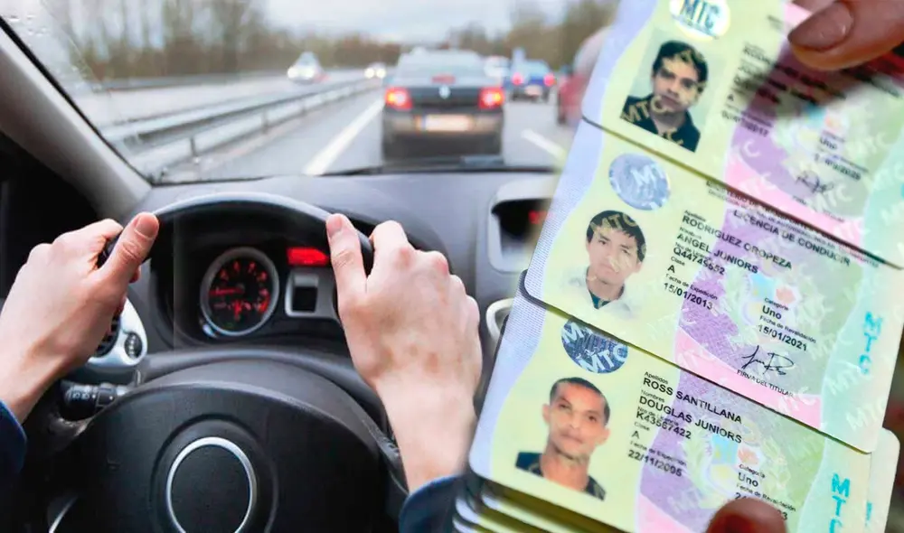 Las licencias de conducir en Perú son emitidas por el MTC. Foto: Composición LR