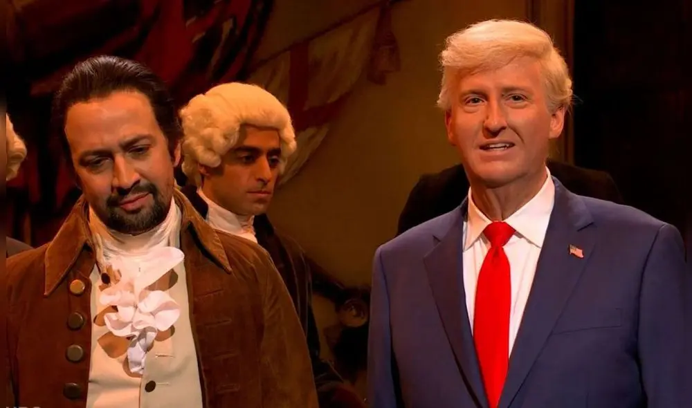 El sketch de SNL destacó de manera incisiva cómo Donald Trump ha puesto en jaque los principios en Estados Unidos. Foto: NBC El sketch de SNL destacó de manera incisiva cómo Donald Trump ha puesto en jaque los principios en Estados Unidos. Foto: NBC