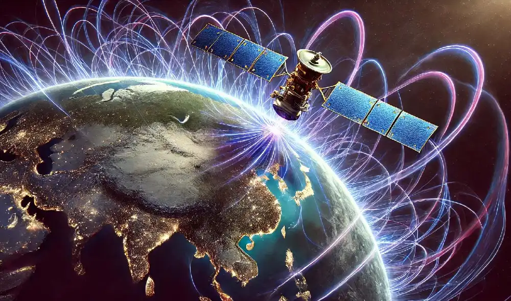 Investigadores chinos detectaron ondas de coro a una distancia récord de la Tierra, lo que revela nuevas amenazas para la exploración espacial. Foto: DALL-E Investigadores chinos detectaron ondas de coro a una distancia récord de la Tierra, lo que revela nuevas amenazas para la exploración espacial. Foto: DALL-E
