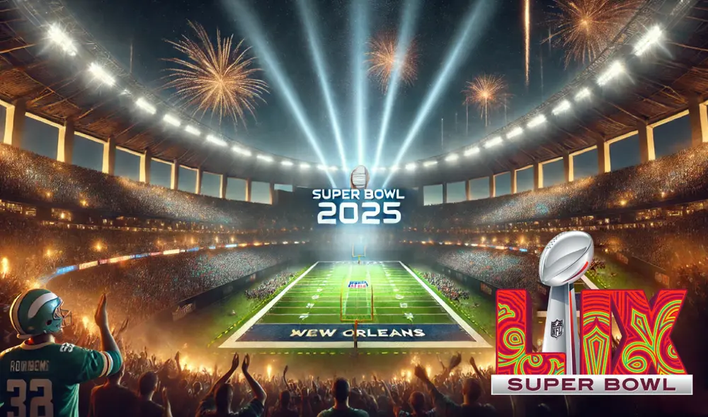 Revisa cuándo, a qué hora y dónde se jugará el Super Bowl 2025 de la NFL. Foto: composición LR/Dall-E/NFL Revisa cuándo, a qué hora y dónde se jugará el Super Bowl 2025 de la NFL. Foto: composición LR/Dall-E/NFL