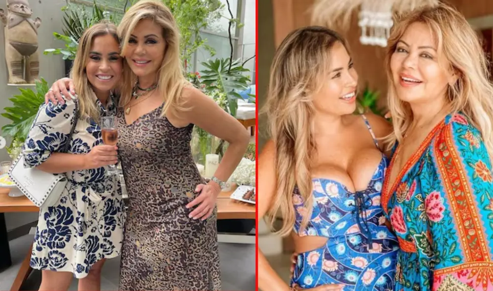 Ethel Pozo y el tierno mensae a su madre Gisela Valcárcel por su onomástico. Foto: Instagram