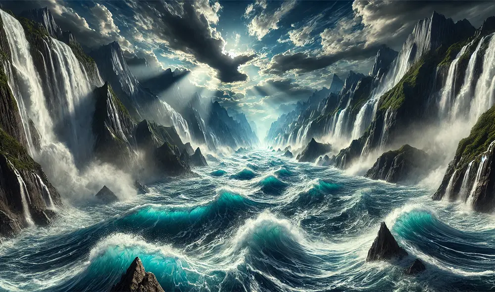 Un estudio geológico revela indicios de una megainundación que transformó el Mediterráneo hace millones de años. Foto: ChatGPT IA Un estudio geológico revela indicios de una megainundación que transformó el Mediterráneo hace millones de años. Foto: ChatGPT IA