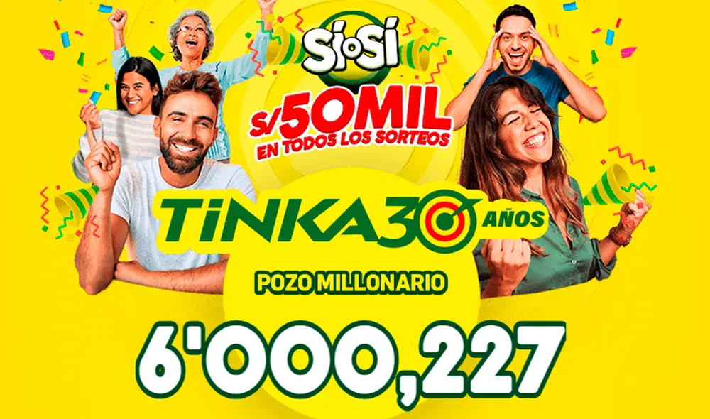 Resultados de la Tinka del domingo 26 de enero/Foto: La Tinka Resultados de la Tinka del domingo 26 de enero/Foto: La Tinka