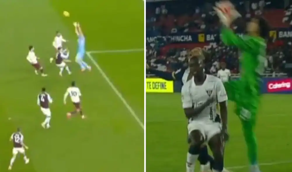 'Dibu' Martínez es titular en Aston Villa. Foto: composición GLR.