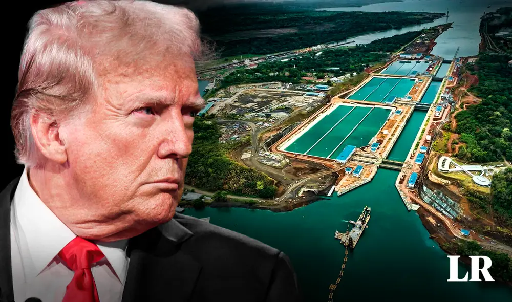 Cuando asumió la presidencia, Donald Trump anunció que "retomaría el control del Canal de Panamá". Foto: composición LR / difusión Cuando asumió la presidencia, Donald Trump anunció que "retomaría el control del Canal de Panamá". Foto: composición LR / difusión