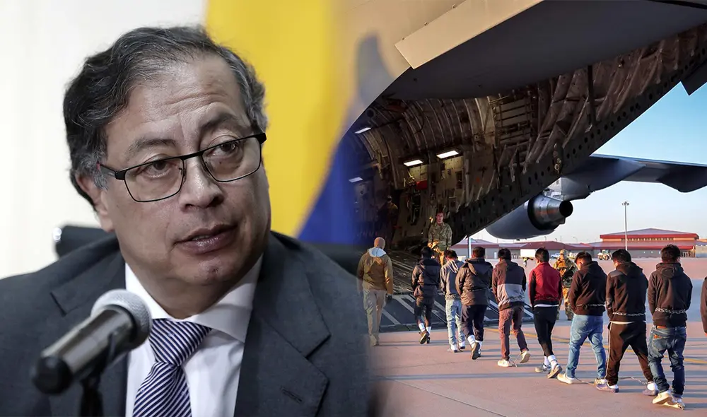 Gustavo Petro envía el avión presidencial para transportar a migrantes deportados. Foto: EFE Gustavo Petro envía el avión presidencial para transportar a migrantes deportados. Foto: EFE