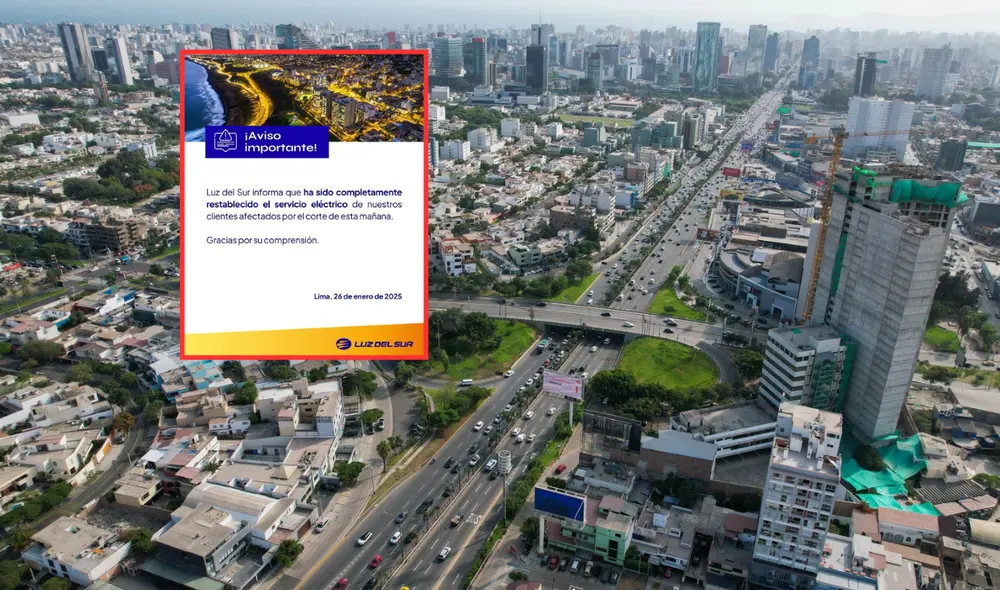 La energía eléctrica en las zonas afectadas fue restablecida al 100%. Foto: Andina/LR.