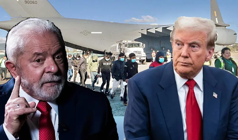 Lula da Silva crítica deportaciones de Trump. Foto: composición LR/ CNN Lula da Silva crítica deportaciones de Trump. Foto: composición LR/ CNN
