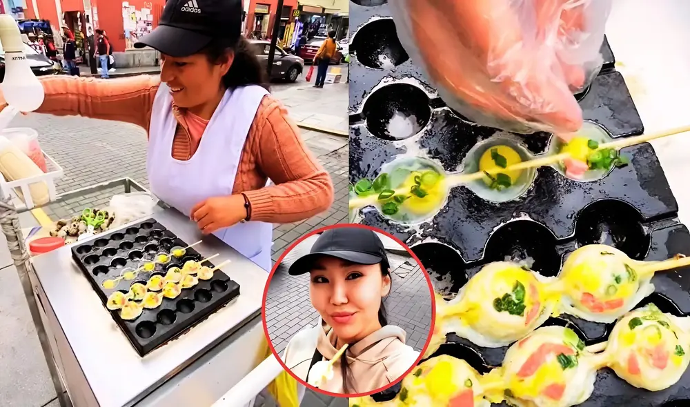 La influencer asiática probó una variación de huevos de codorniz peruana. Foto: Tiktok - @muyinteresa La influencer asiática probó una variación de huevos de codorniz peruana. Foto: Tiktok - @muyinteresa